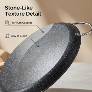 Bas prix 1.2mm épaisseur Comals 23cm 29cm 35cm multi-taille en acier au carbone coréen antiadhésif Grill Pan avec oreilles - Product Image 4