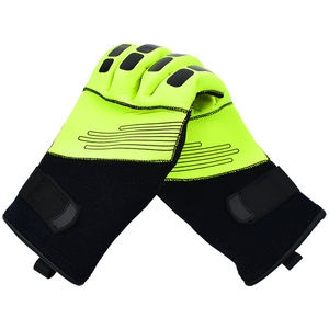 Gants d'extérieur chauds imperméables verts fluorescents pour les pompiers équipement <span class=keywords><strong>de</strong></span> sauvetage <span class=keywords><strong>de</strong></span> sauvetage en eau-pour les kayaks pagayeurs - Product Image 1