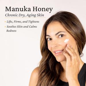 Crema Hidratante Facial y Corporal de Miel de Manuka, Natural, Reparadora y Reafirmante para Piel Dañada por el Sol - Product Image 4