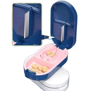 Promotional Plastic Cutter Pill Box Pill Organizer Case