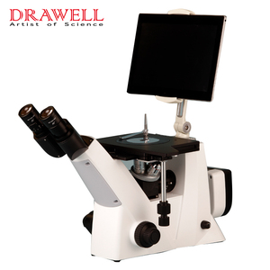 Drawell MDS300 야금 현미경 객관적인 실험실 쌍안경 거꾸로 야금 현미경 - Product Image 1