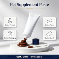 Pâte multivitaminée assortie pour animaux de compagnie, pâte multivitaminée pour chats et chiens, soutien immunitaire, absorption rapide, haute teneur en protéines, 120 g, OEM ODM, étiquette privée
