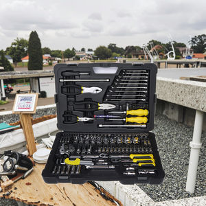 Juego de <span class=keywords><strong>Herramientas</strong></span> Domésticas Multifuncional de Acero de 125 Piezas para <span class=keywords><strong>Stanley</strong></span>, Paquete en Caja para Instalación y Mantenimiento de Autos y Equipos - Product Image 5