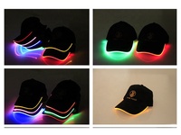Gorra de Béisbol Deportiva con Logotipo Personalizado Iluminado, Bordado y Luces LED