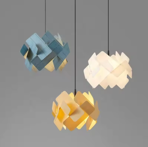 Lampe suspendue d'art nordique moderne Grand lustre rond en métal Chambre à coucher Restaurant Bar Maison Hôtel Commutateur Contrôle 220V ODM Fourniture - Product Image 3