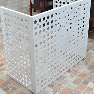 Decoration Aluminum <b>Panel</b> With Geometric Laser Cut Design For Garden Outdoor Use Air Cover - Product Image 4
