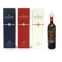 Caja individuales para de vinos champagne cartone magnetico rosso una bottiglia di carta confezione regalo confezione da vino