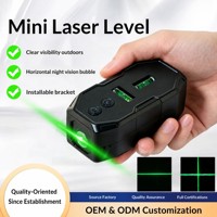 Niveau laser vert multifonctionnel DIY pour la maison, infrarouge, lignes croisées et angle droit, avec ruban à mesurer, haute précision, Zhejiang