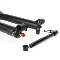 Fourches de vélo à double suspension, double couronne, 29 et 27,5 pouces, pour VTT, amortisseurs avant, suspension pneumatique pour Super Dirt Bike