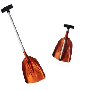 Pala telescópica para nieve de 78.5 cm extensible, de aleación de aluminio para uso en exteriores, para coche y camping. - Product Image 4