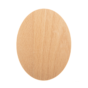Espejo Compacto Ovalado de Madera de Haya Natural Ecológica, Marco de Metal Dorado de Lujo, Espejo de Maquillaje de Bolsillo de Doble Cara con Cristal HD - Product Image 5