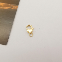 Offre Spéciale personnaliser pur 14k 18k or véritable fermoir en or massif pour collier bricolage or accessoire bijoux fins