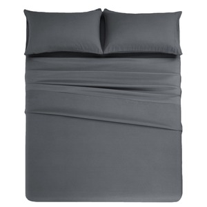Parure <span class=keywords><strong>de</strong></span> lit quatre pièces en <span class=keywords><strong>flanelle</strong></span> style hôtel cinq étoiles Jinzhan Textiles, teinture réactive, personnalisable, universelle quatre saisons, brossée - Product Image 5