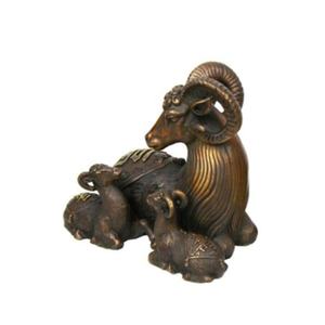 Sculpture <span class=keywords><strong>de</strong></span> mouton à cornes longues <span class=keywords><strong>de</strong></span> grande taille <span class=keywords><strong>de</strong></span> haute qualité, sculpture d'animal en bronze métallique, sculpture <span class=keywords><strong>de</strong></span> mouton à cornes longues - Product Image 6