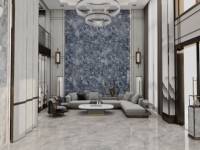 Carreaux de sol en céramique modernes de 800x800 mm, épaisseur 10 mm, pour murs intérieurs de salle de bain et de villa, design antibactérien en brique réfractaire
