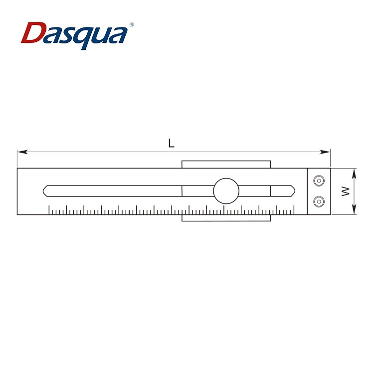 Dasqua En Acier De Haute Qualité 0-200mm Trusquin