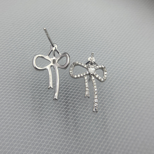 Bowknot Design Pure Stud Boucle D'oreille Cadre De Montage Au750 18K Or Perles Boucles D'oreilles Fine Bijoux <span class=keywords><strong>Base</strong></span> Montures Accessoires Résultats - Product Image 5