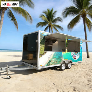 Remorque alimentaire mobile multifonctionnelle en acier inoxydable, fibre de verre et aluminium pour la fabrication de crêpes - Product Image 6