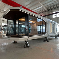 Nouveau Produit 2026 : Hôtel Capsule Spatiale, Mini-Maison Préfabriquée, Maison Pod Préfabriquée, Maison Préfabriquée de Luxe, Cabine Conteneur