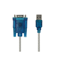 Adaptor USB 2.0 ke RS232 9 Pin Pria ke Pria Berkinerja Tinggi, Kabel Printer Berkualitas Tinggi