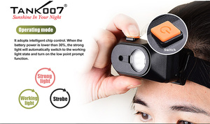 TANK007 TX108 LED <strong>Headlamp</strong> USB Rechargeable Helmet Lamp 3 Modes Super Bright High Lumen <strong>Explosion</strong>-<strong>proof</strong> Waterproof Lithium Ion - Product Image 6