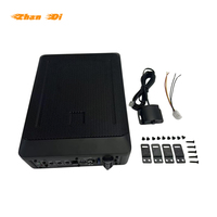Subwoofer de véhicule actif sous le siège en aluminium bon son 6X9 pouces Subwoofer de voiture mince haute puissance 12V