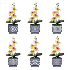 YICAI-miniplantas artificiales de Aloe, bonsái, plantas pequeñas, flores falsas, <span class=keywords><strong>mesa</strong></span> de oficina, adornos en maceta, jardín y casa - Product Image 4