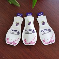 Sachets personnalisés haute température en plastique et feuille d'aluminium, découpés sur mesure, pour emballage de bouteilles, lait, boissons et huile