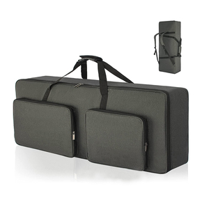 Sac personnalisé pour claviers <span class=keywords><strong>61</strong></span> <span class=keywords><strong>touches</strong></span>, <span class=keywords><strong>housse</strong></span> de <span class=keywords><strong>clavier</strong></span> de Piano avec tapis antidérapant inférieur et Design rembourré en mousse - Product Image 2