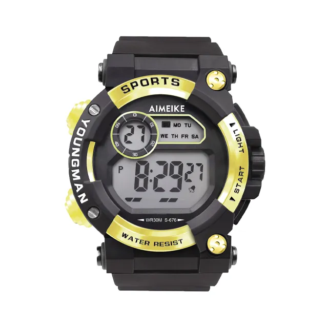 SANSE S-676 самые популярные Лучшая Продажа Фабрики Перевозчик любимого домашнего животного цифровые спортивные часы, наручные часы с механизмом, hombres спортивные камуфляжные часы для мужчин