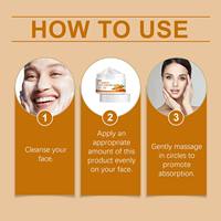Crème hydratante anti-âge raffermissante et éclaircissante au rétinol biologique naturel, vitamine B et carotte pour le visage