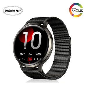 Reloj Inteligente Definite Slim BT M11-90 con Pantalla AMOLED de 1.75'', IP67, 400mAh, Monitor de Actividad Diaria, Diseño Metálico, Negro - Product Image 2