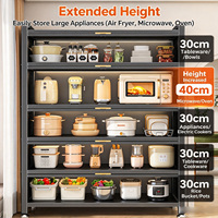 Nouvelle conception de meuble de rangement de cuisine en métal avec porte PC pour salon et cuisine