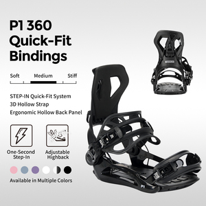 Attacchi per Snowboard Terror P1 con Inserimento Rapido, OEM ODM Personalizzabili, Durevoli per Principianti e Intermedi - Product Image 2