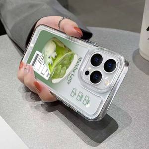 Matcha Latte <span class=keywords><strong>foto</strong></span> stampa antiurto spazio TPU custodia per telefono cellulare per Iphone 8 X Xr Xs 11 12 13 14 15 16 17 Pro Max - Product Image 4