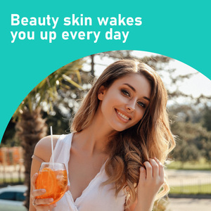 OEM-Verpackung Vegane Rot-Orange-Geschmacksrichtung mit Vitaminen und Mineralien für Nagel- und Haarpflege, Glanz-Kollagen-Peptid-Lösung als Flüssigkeit zum Einnehmen - Product Image 5