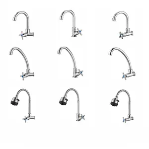 OEM ABS Plastic Material Polishing Chrome Kitchen Shower Faucet Mixer Accessories Plastic Faucet Lever Handle