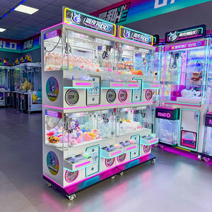 Игровой автомат-хватайка для плюшевых игрушек с купюроприемником, призовой автомат для кран-машин, металлический, гарантия 1 год - Product Image 1