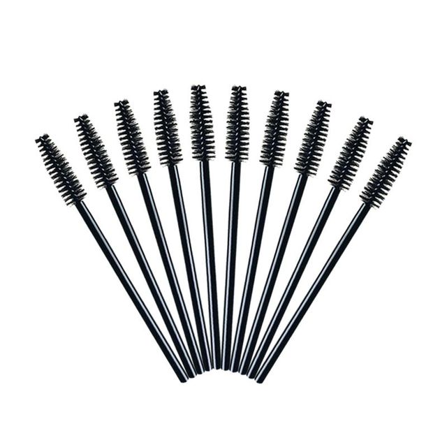 Lxdy Factory Direct Black Disposable Eyelash Brushes Eye Brow Lash Brushes  Mascara Wands Applicator Disposable Eyelash Brush