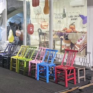 Bamboo Garden Set 95x45x45 Cm Asian Style Outdoor Furniture For Courtyard Leisure Seating - Product Image 2