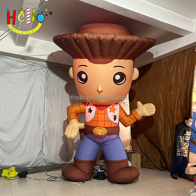Custom western props inflatable cartoon cowboy character inflatable cowboy model for advertising插图2 Custom western props inflatable cartoon cowboy character inflatable cowboy model for advertising插图2