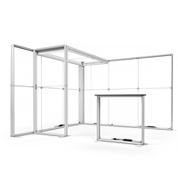 Boîte à lumière LED modulaire portable rétroéclairée en tissu SEG moderne pour les magasins de détail, les salons professionnels et les stands d'exposition