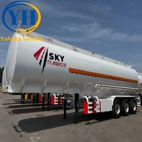 Notre toute nouvelle semi-remorque citerne à 3 essieux pour le transport de produits bruts à vendre |   Camion-citerne de type français avec suspension pneumatique, prix d'usine