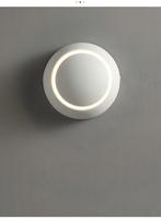Mini applique murale LED ronde en aluminium à commande tactile 14 cm, boîtier bicolore pour couloir d'hôtel, chambre d'enfant, éclairage commercial CE
