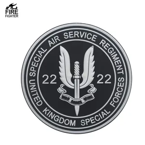 Patch in PVC SAS delle forze speciali britanniche chi osa vince i distintivi delle toppe del registro del servizio aereo del berretto
