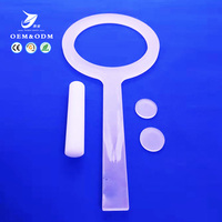 Anneau de quartz fritté usiné de haute précision en verre de silice fondue, maille 200, marque Tengjun, pour l'industrie des semi-conducteurs (vente en gros)