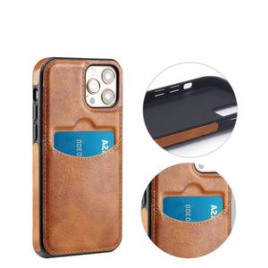 Housse de protection pour téléphone portable avec fente pour carte de visite Housse de téléphone en cuir Pu pour <span class=keywords><strong>Iphone</strong></span> 11 12 13 14 15 <span class=keywords><strong>Pro</strong></span> <span class=keywords><strong>Max</strong></span> - Product Image 2