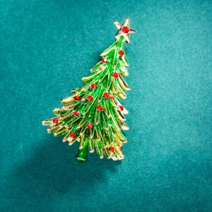 XILIANGFEIZI nouveau cadeau de noël manteau pull accessoire <span class=keywords><strong>Corsage</strong></span> broche arbre de noël alliage broche - Product Image 6