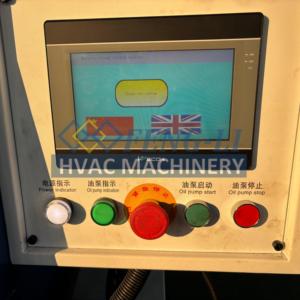 Hvac 1.5*2500 thủy lực Máy uốn cho thép và mạ kẽm tấm kim loại ống làm cho máy lỗ thông hơi - Product Image 6