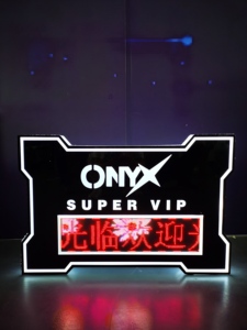 Özel APP programlanabilir kaydırma mesaj billboard <span class=keywords><strong>LED</strong></span> tabela VIP hizmeti ekran ekran glorifier şişe sunum - Product Image 3